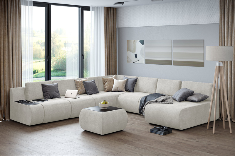 Модульный диван Basic 5 Gray